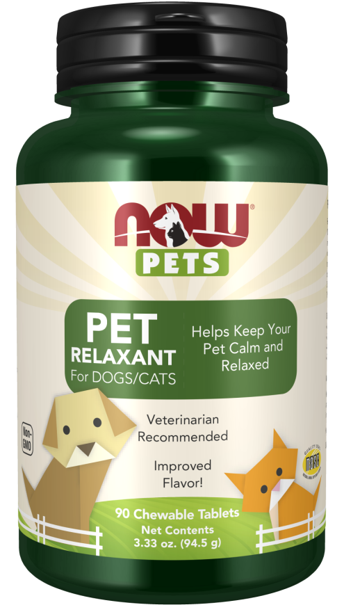 Pet Relaxant Chewable Tablets for Dogs & Cats