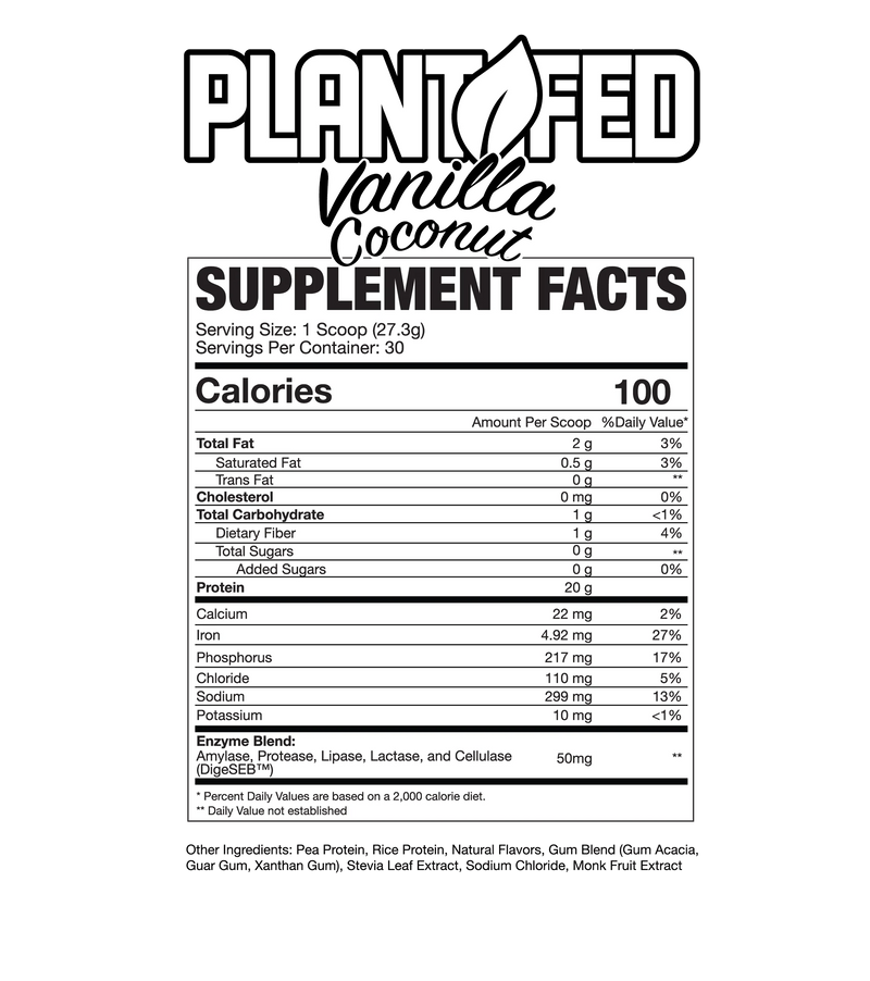 PLANT FED // ALL-NATURAL VEGAN PROTEIN